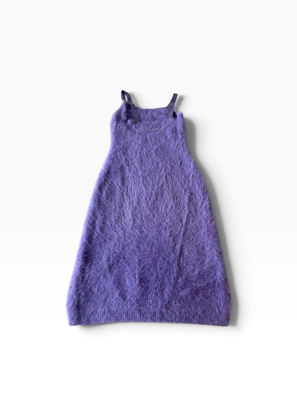 Fabletics Purple Fuzzy Midi Slip Dress